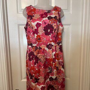 Liberty of London Pink & Orange Floral Dress